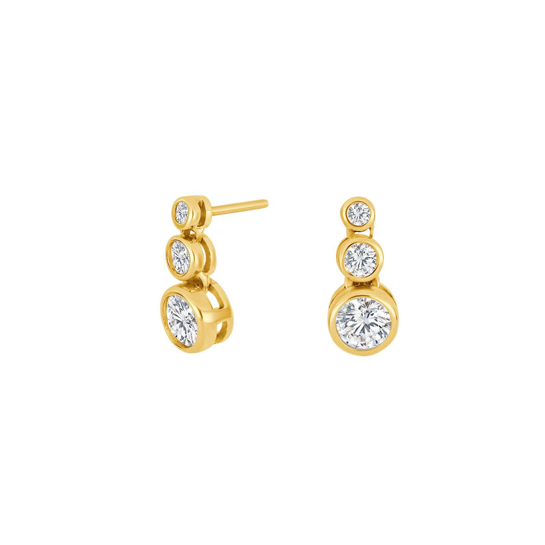 Silver ear studs NYNNENOR
