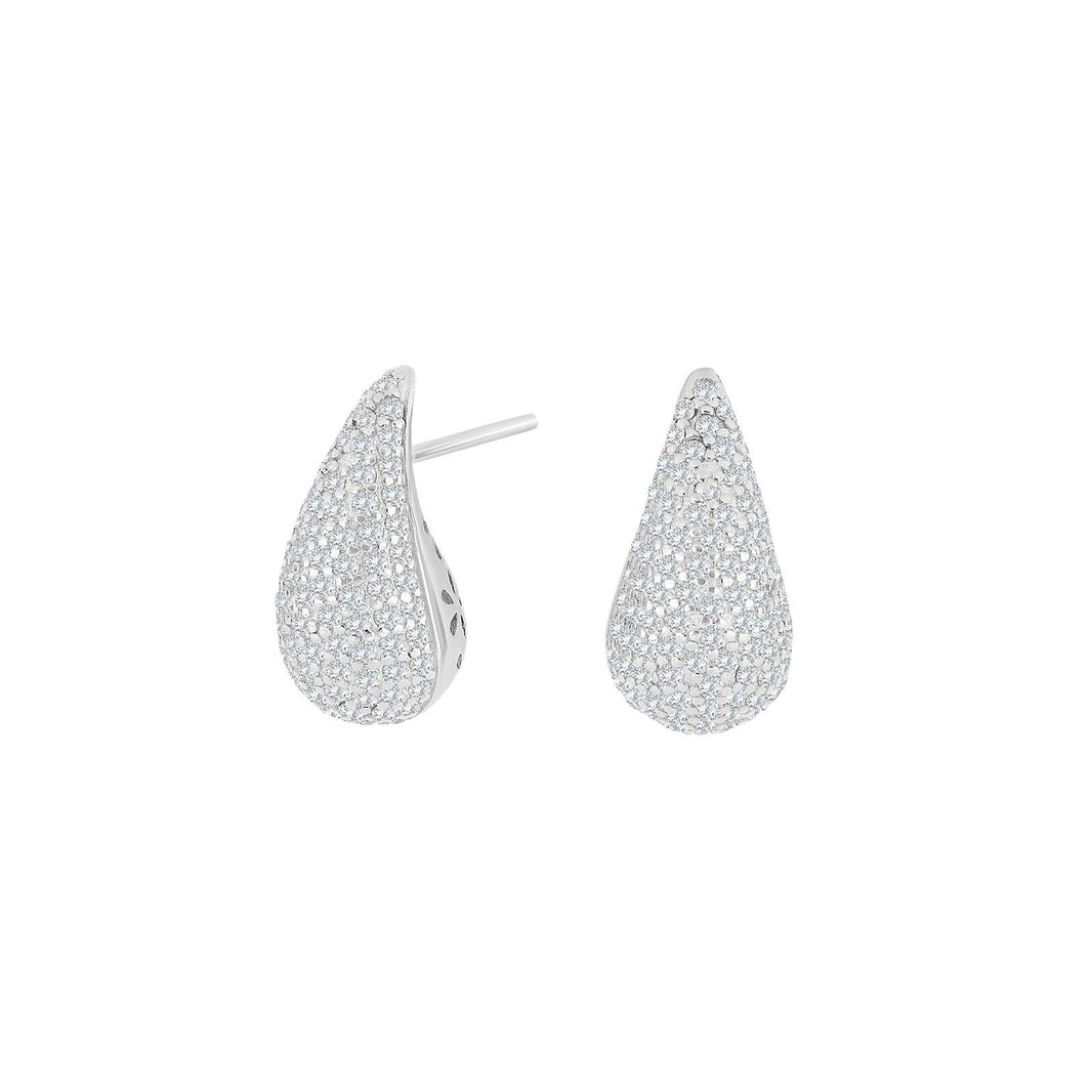 Silver earrings OPALNOR