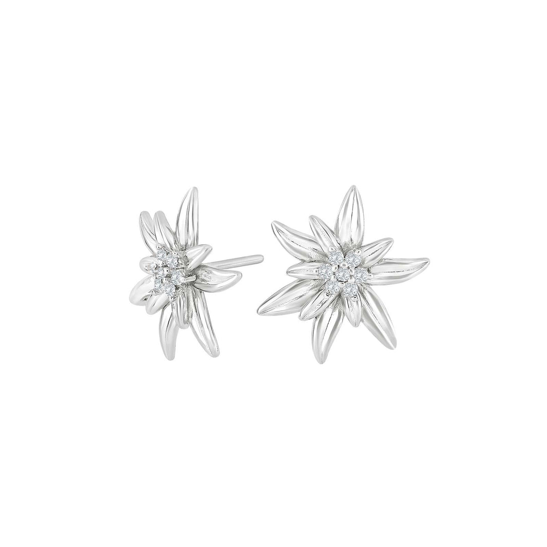 Silver earring large OYANOR