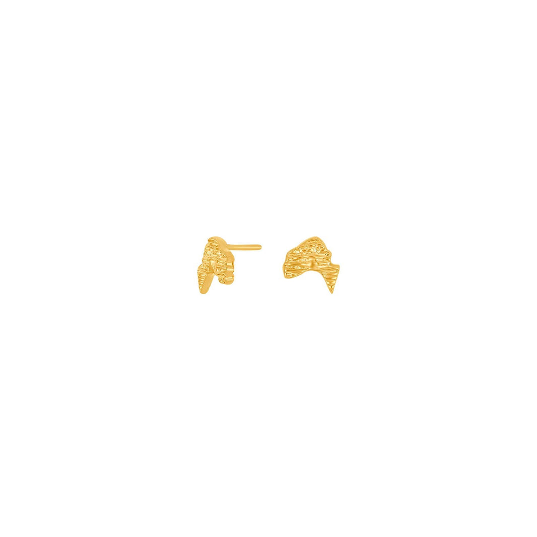 Gold-plated ear studs SEAT52