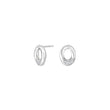 Silver ear studs OLGANOR