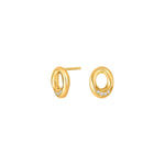 Silver ear studs OLGANOR