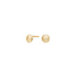 Silver ear studs small circle BREEZE52