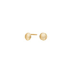 Silver ear studs small circle BREEZE52