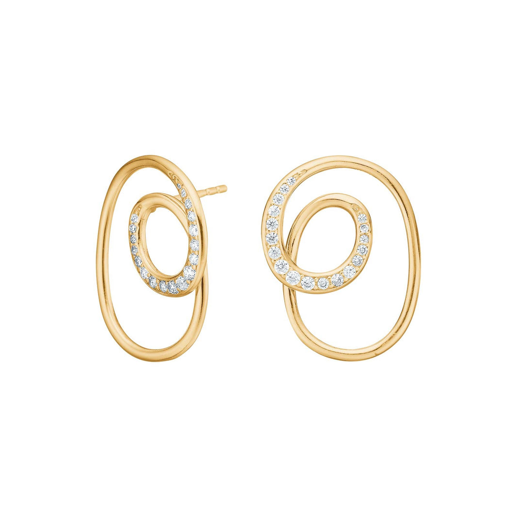 Silver ear studs small RUELLENOR