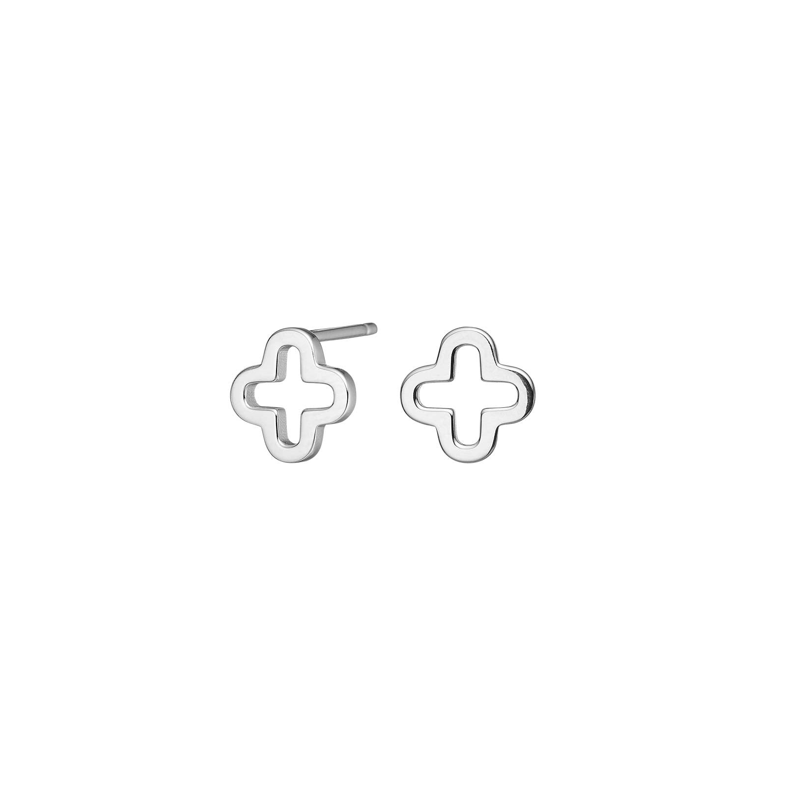 Silver earrings large HARMONY52