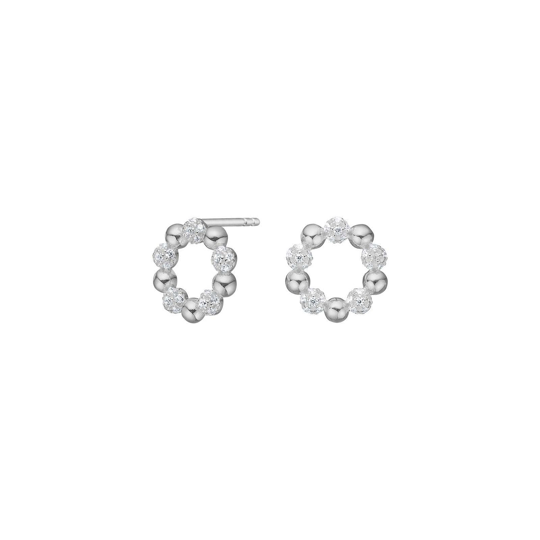 Silver ear studs PENNYNOR