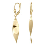 8kt. guldørehænger buet øje