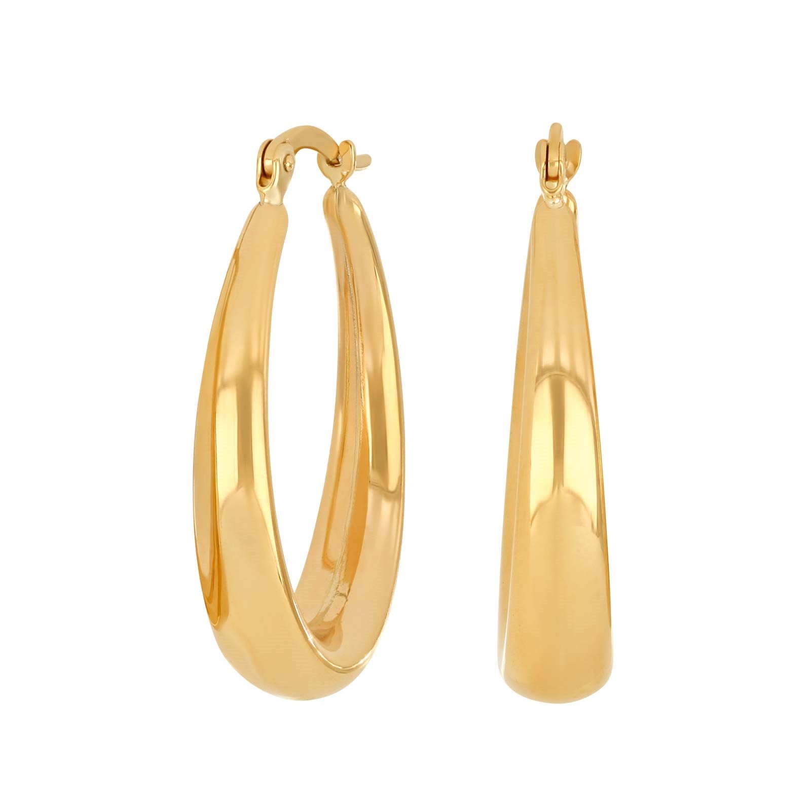 8ct. gold hoops
