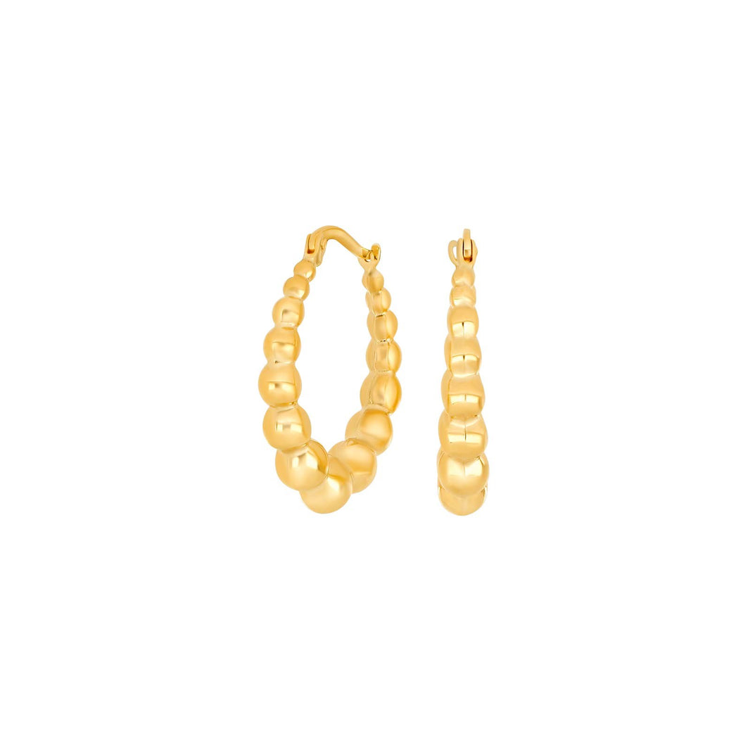 8ct. gold hoops