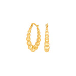 8ct. gold hoops