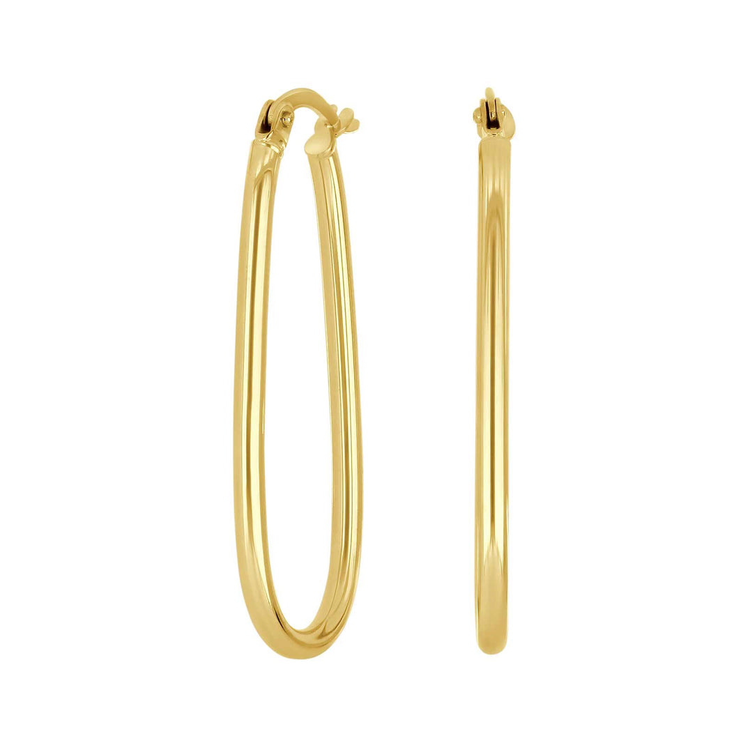8ct. gold hoops