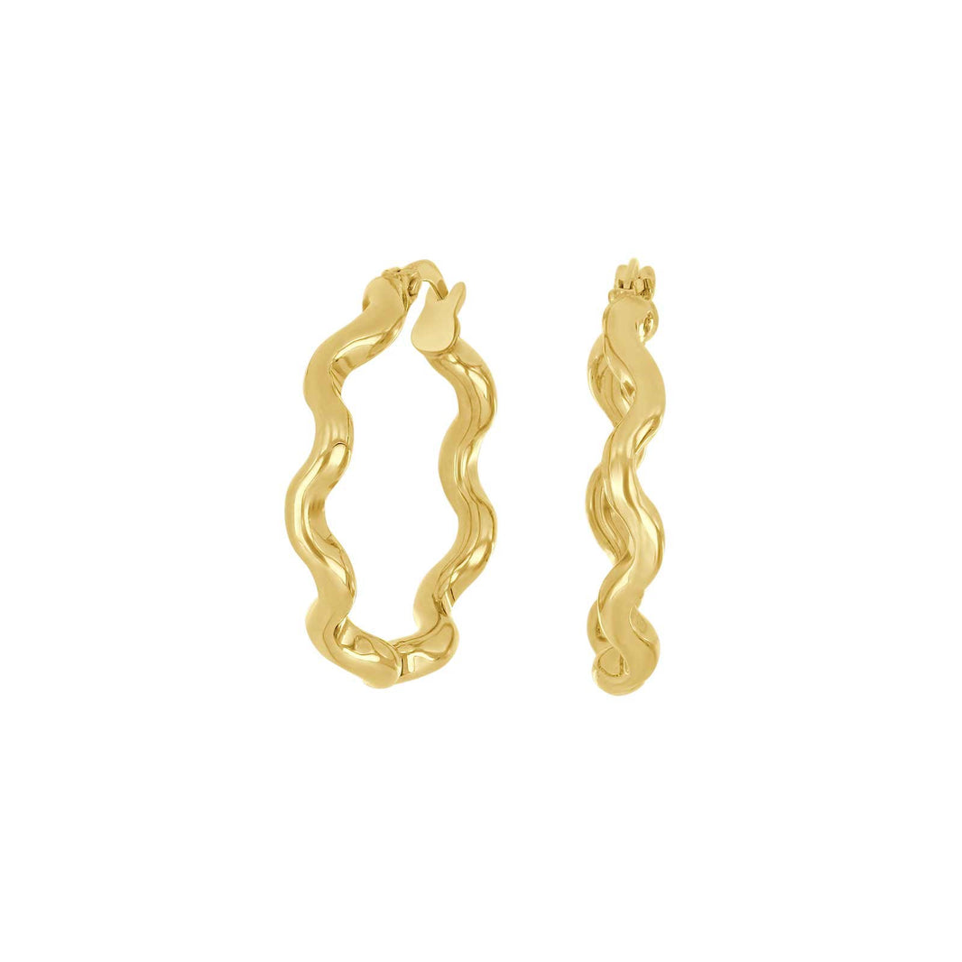 8ct. gold hoops