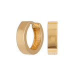 8ct. gold hoops 4x14mm