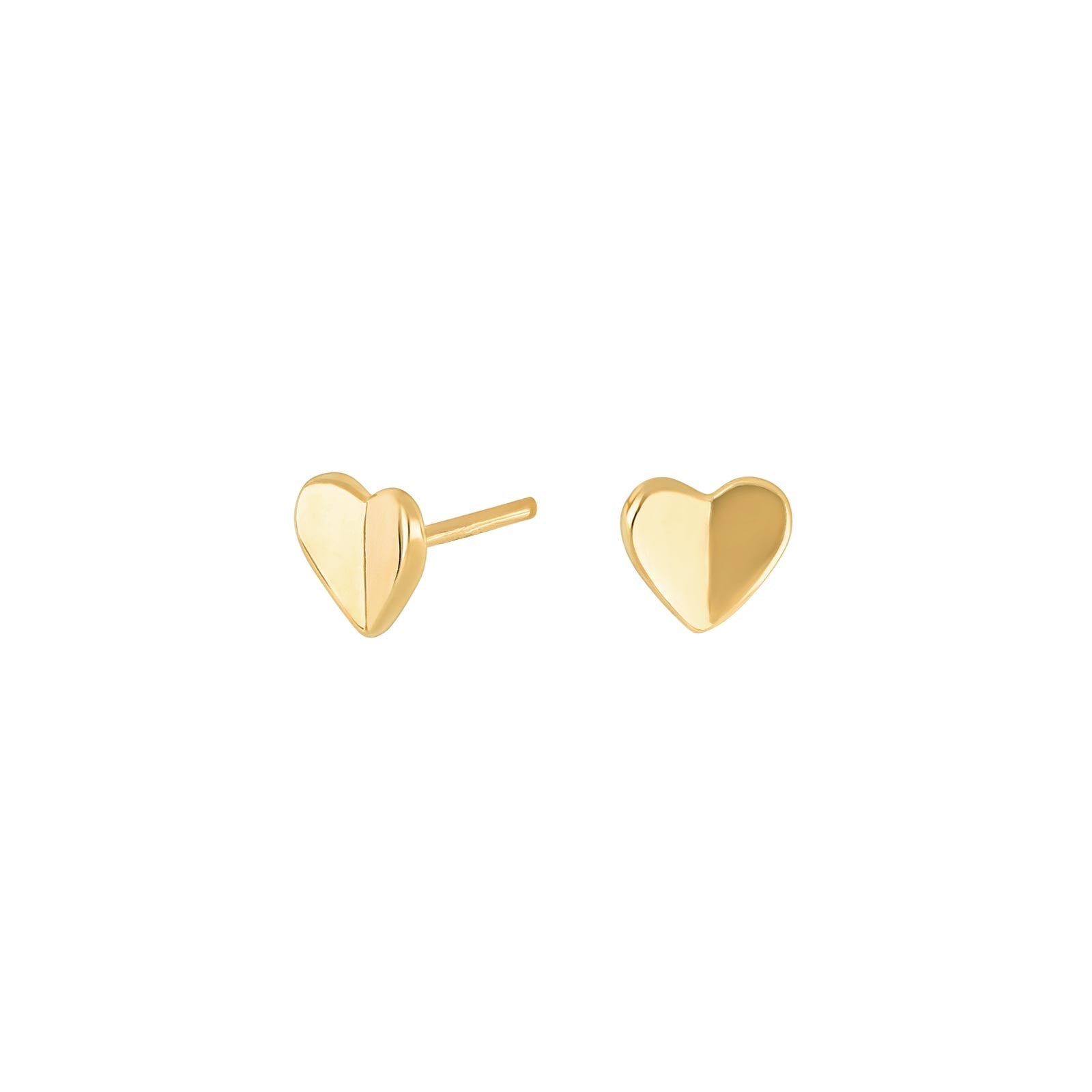 8ct. gold earrings heart