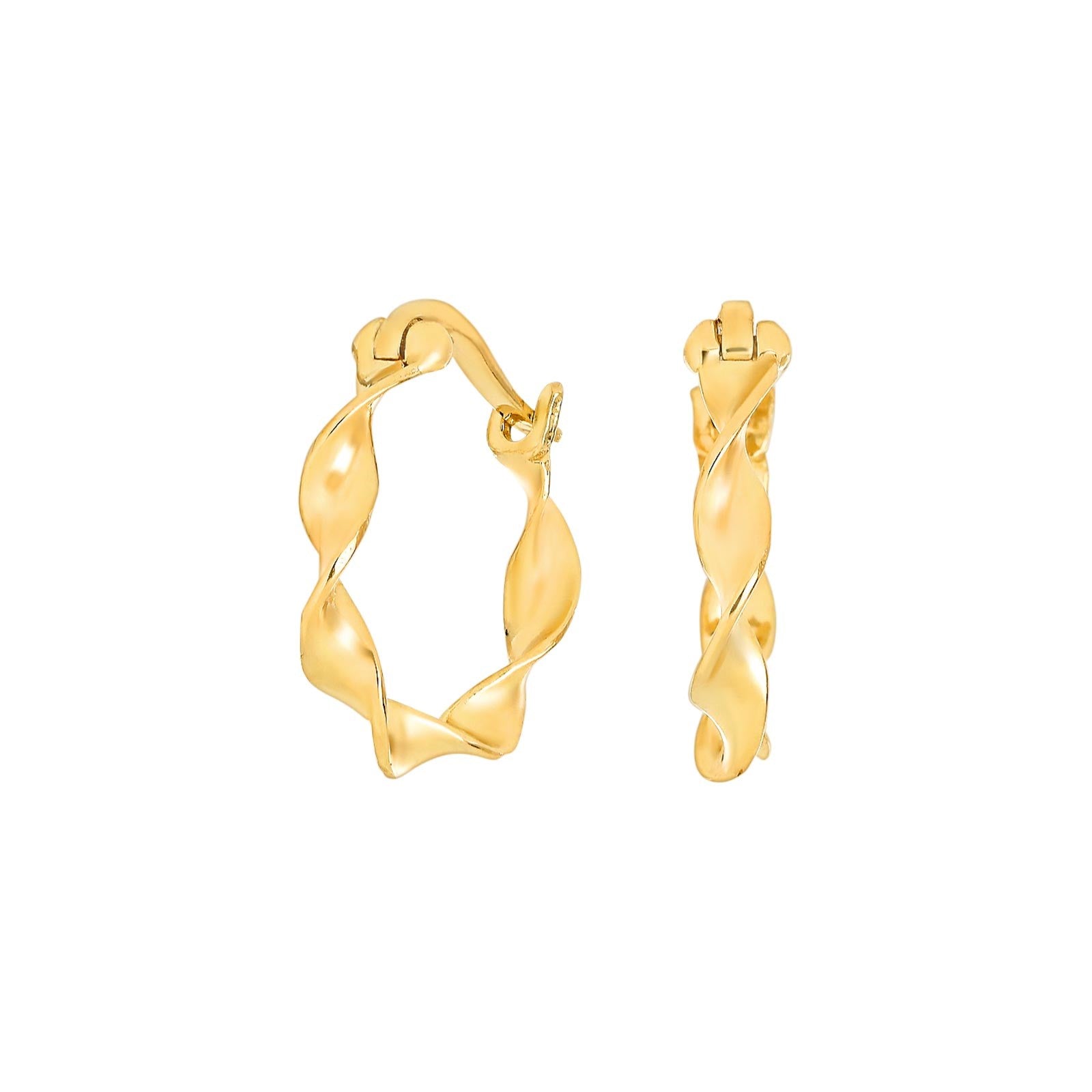 8ct. gold hoops