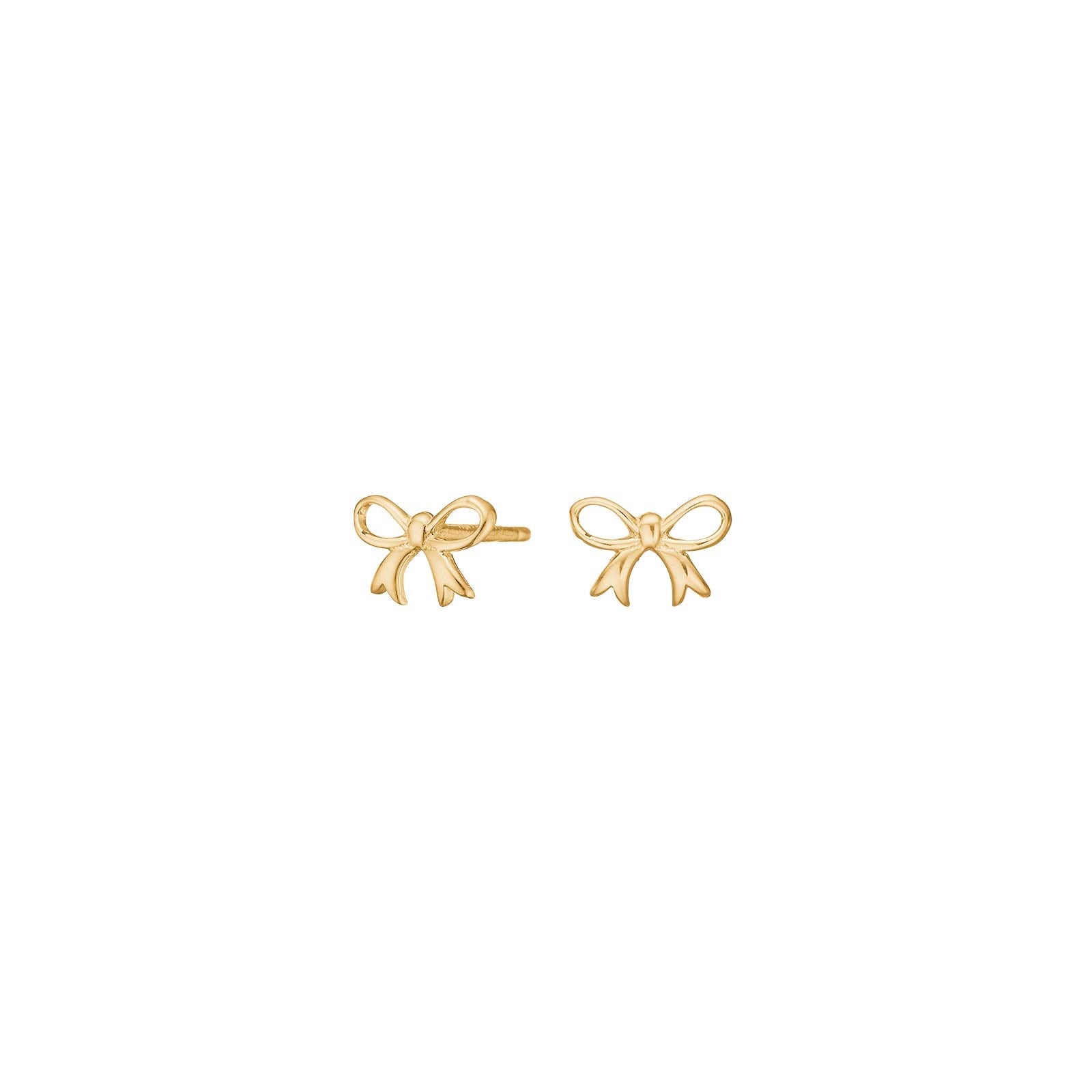 8ct. gold earrings bow