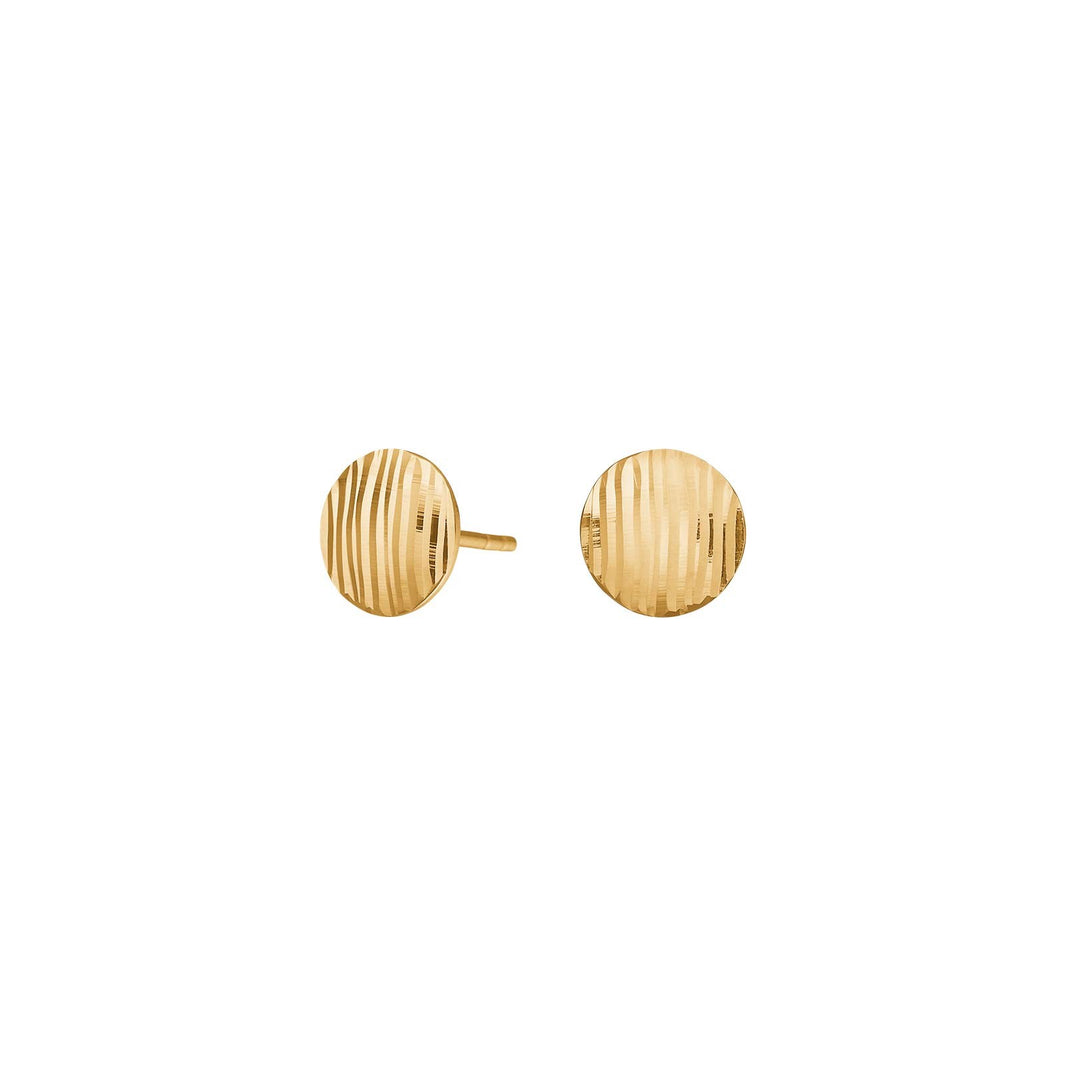 8ct. gold earrings circle