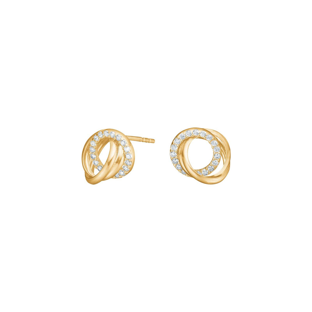 8ct. gold earrings knot