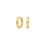 8ct. gold hoops 14mm