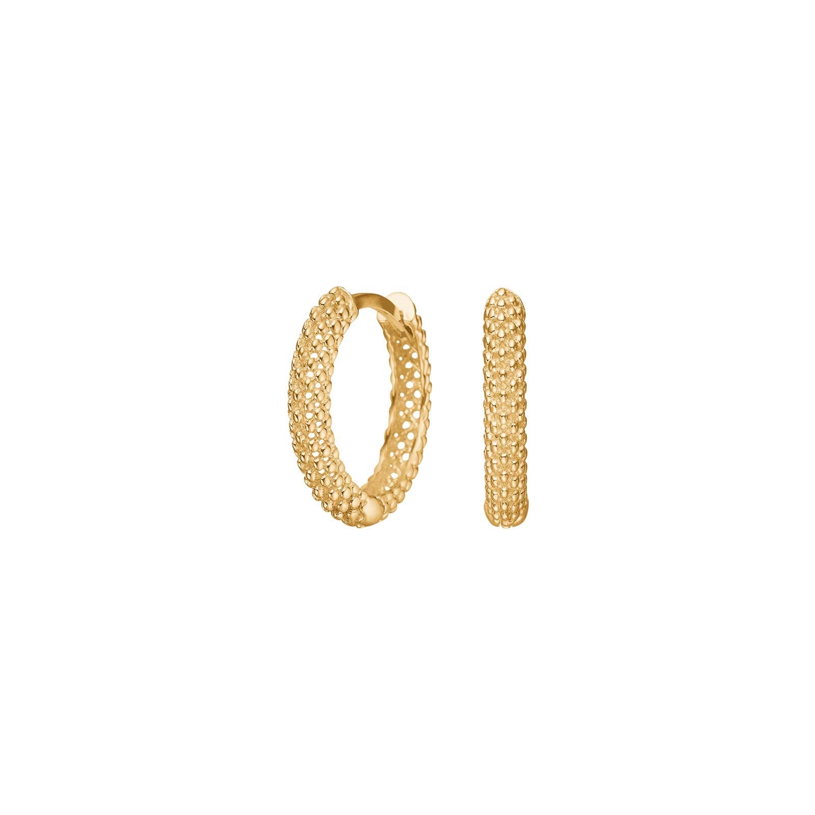 8ct. gold hoops w.cz