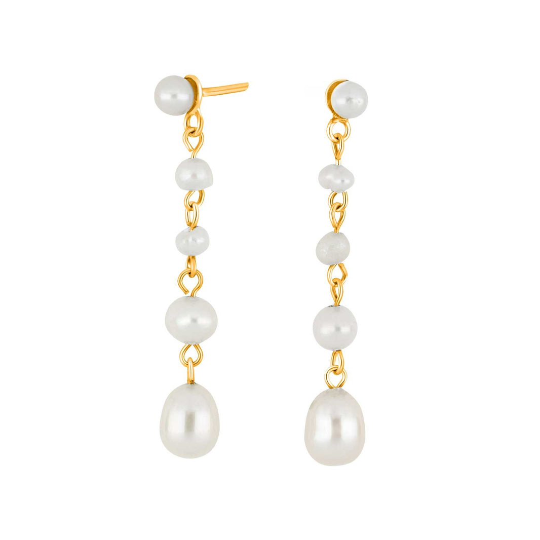 Silver earring PEARL52