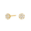 Earrings ANNIENOR cz. round 5mm