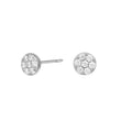 Earrings ANNIENOR cz. round 5mm