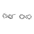 Silver earrings AGNANOR cz. 10 mm