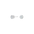 Silver ear studs 5mm JOJONOR