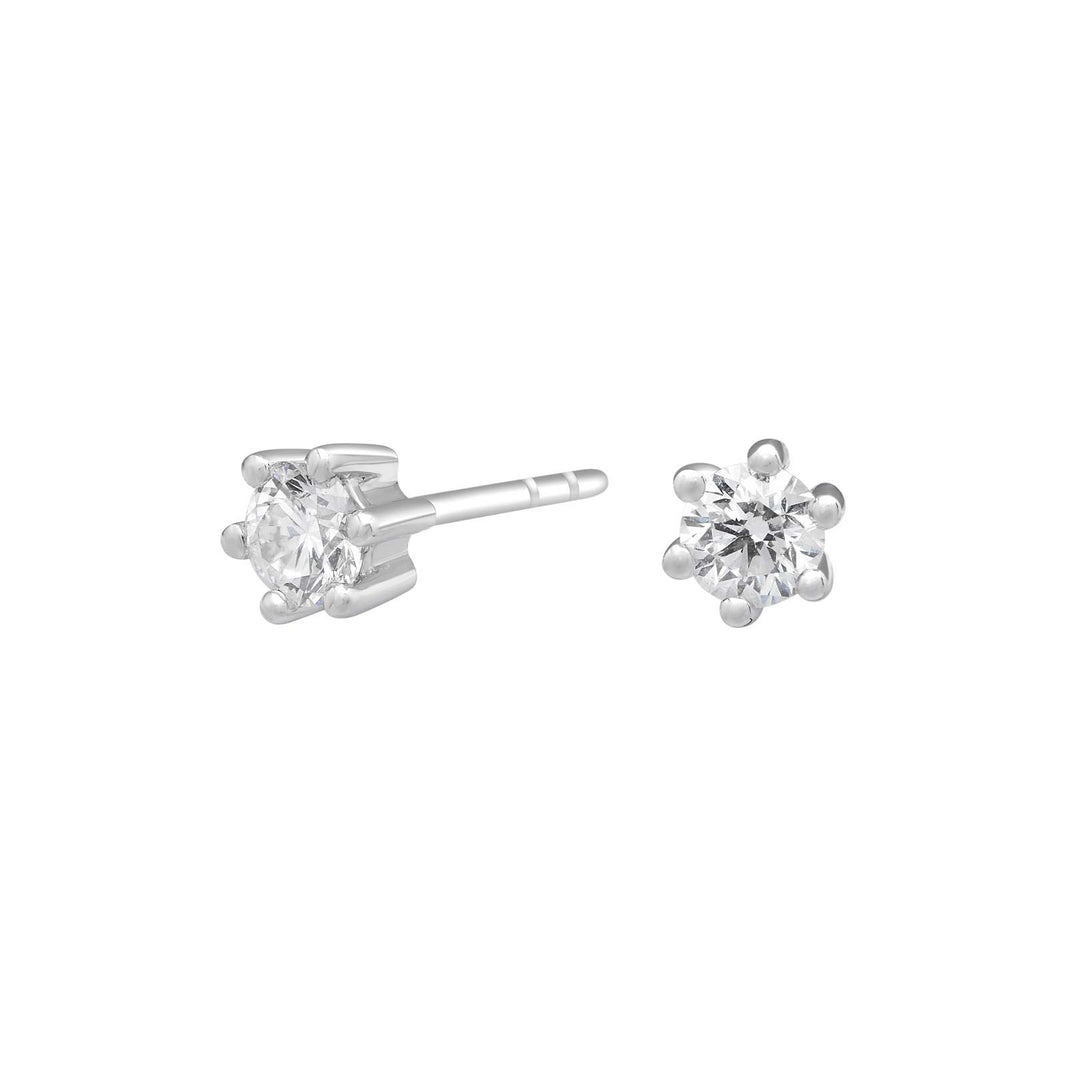 Siersbøl 14ct. Afrodite WG earrings 0.40ct WSI