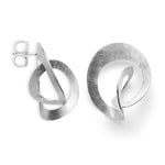 NOK 925 Earrings brushed