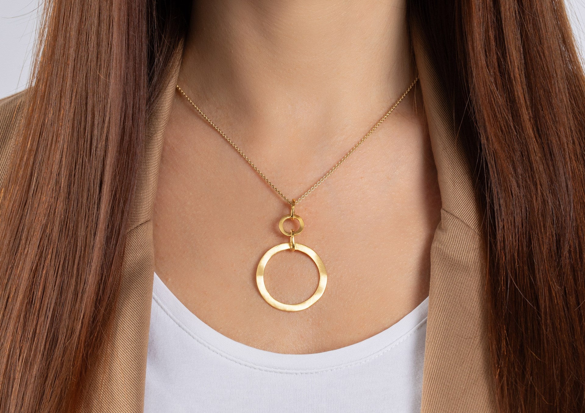 925/- pendant, gp satin