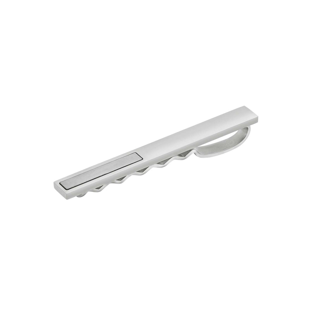 Rustfri stål slipseholder, mat/blank