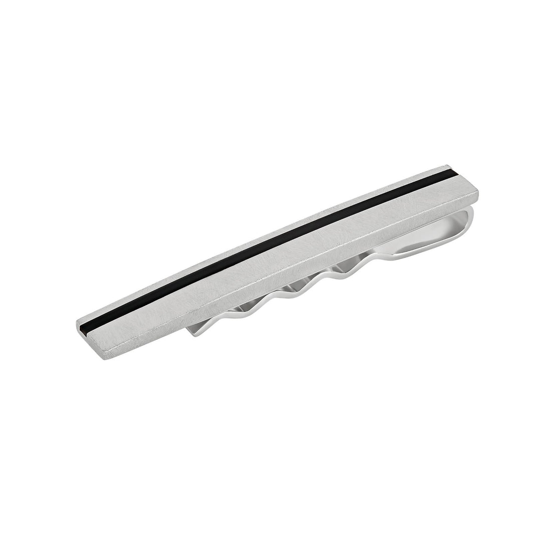 Rustfri stål slipseholder m/ IP gun stribe