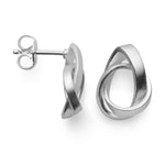 925/- earstud satin