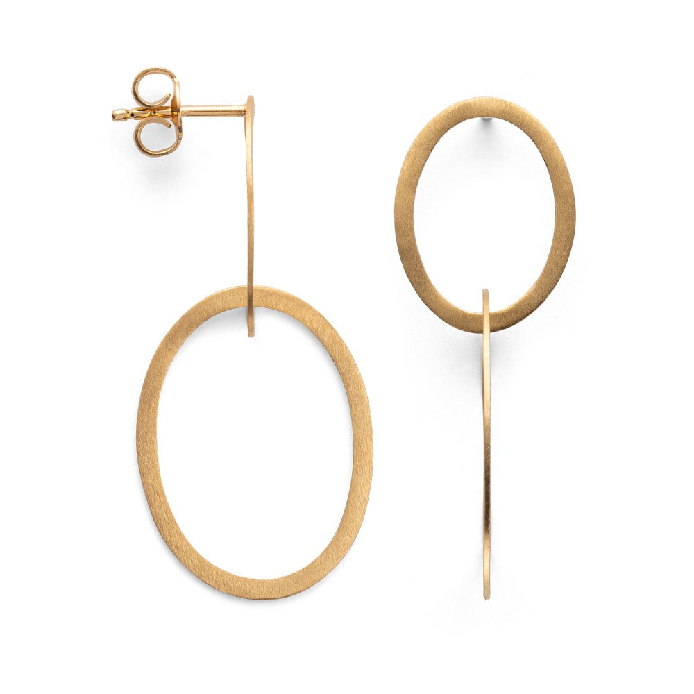 925/- earstud, gp satin