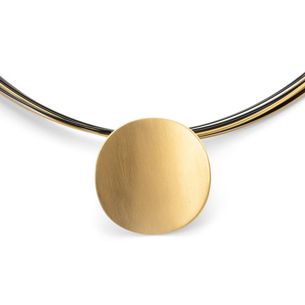 925/- pendant, gp satin