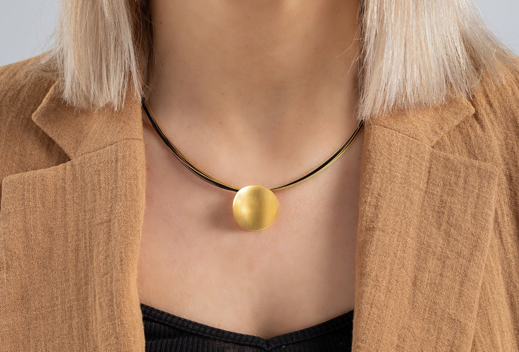 925/- pendant, gp satin