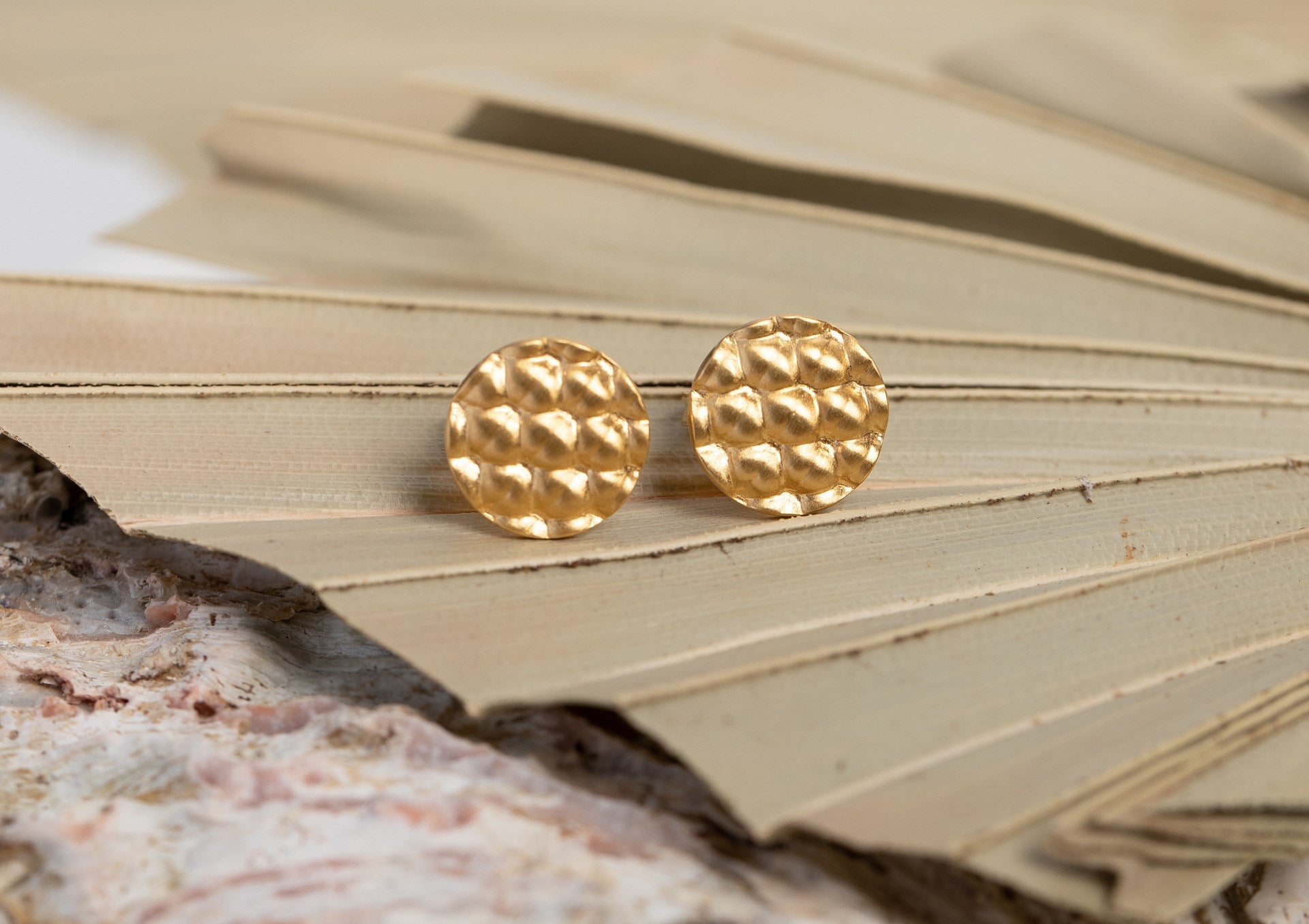 925/- earstud, gp satin