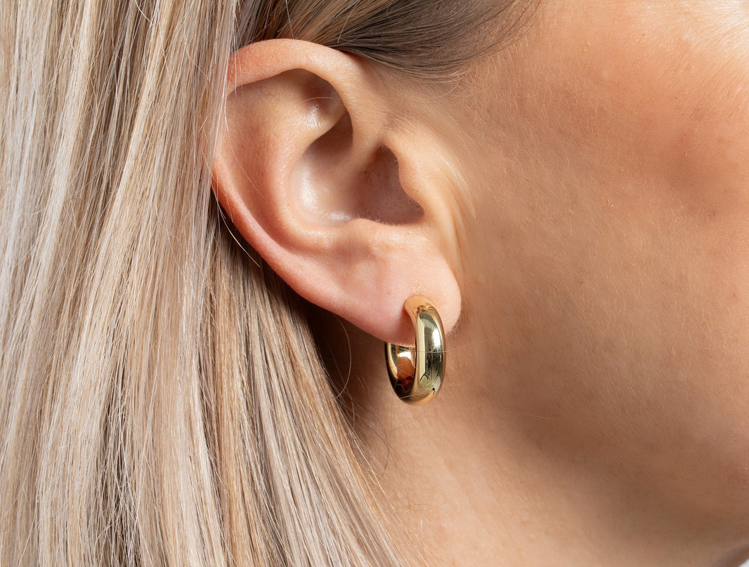 925/- hinge earrings, gp pol.