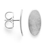 NOK 925 Earrings brushed