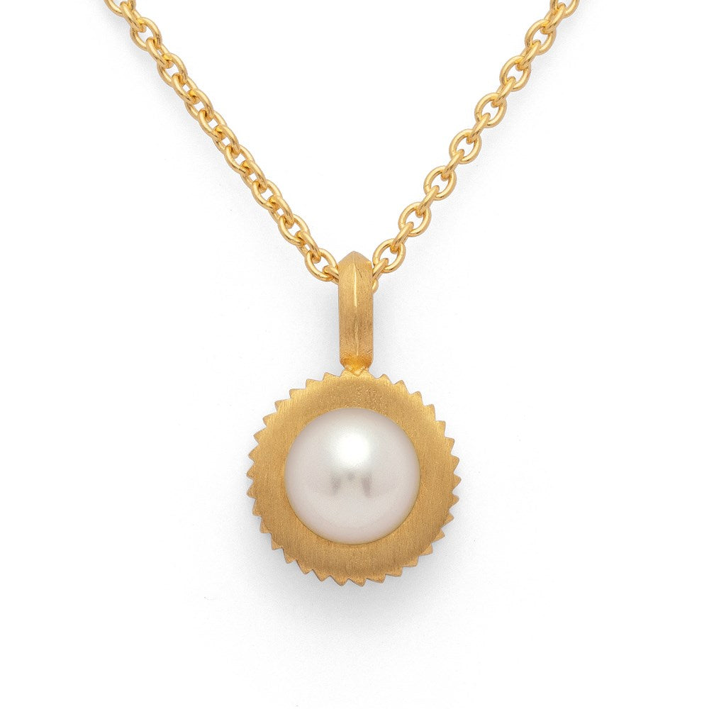 925/- Vedh. Inkl ankerk. mat fg perle 1,41ct 1,5mm