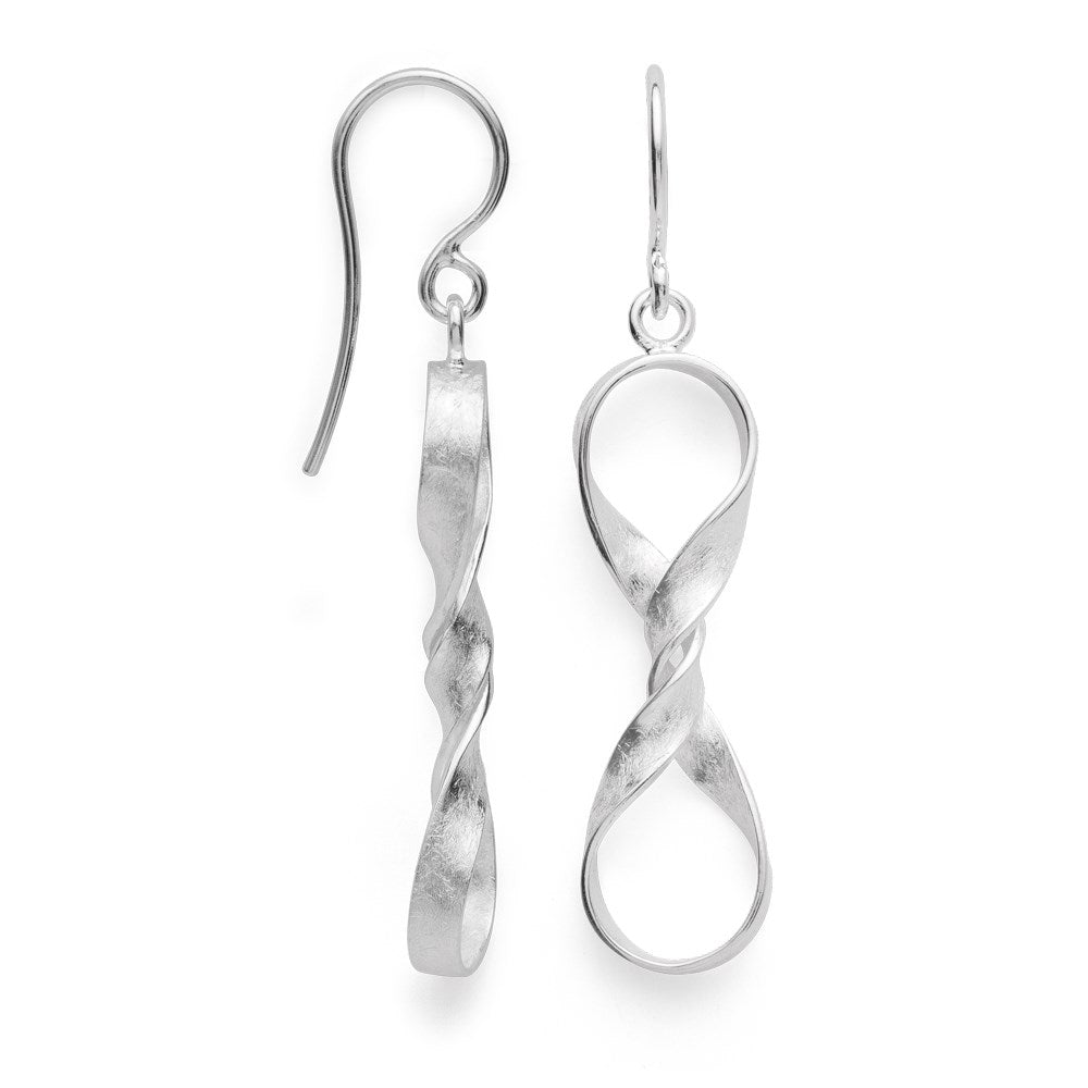 925/- ear hanger brushed