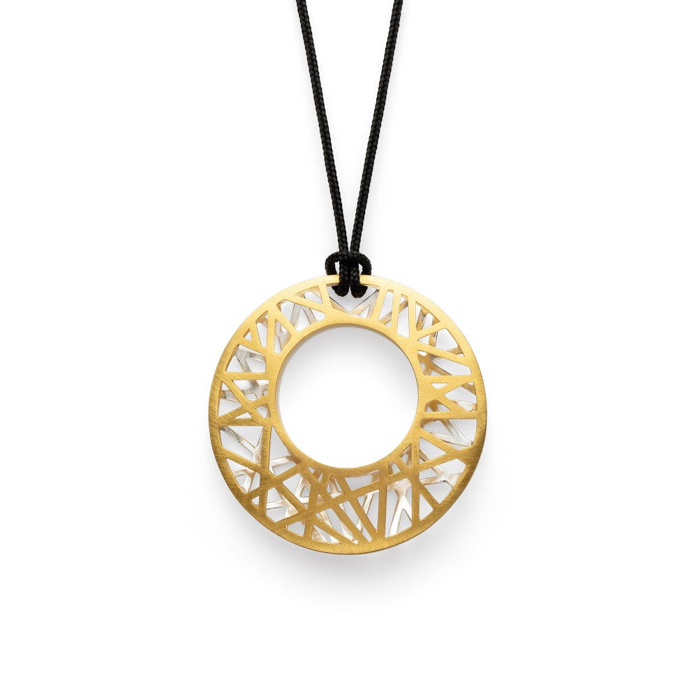 925/- Pendant "50 Years", partially fg, brushed