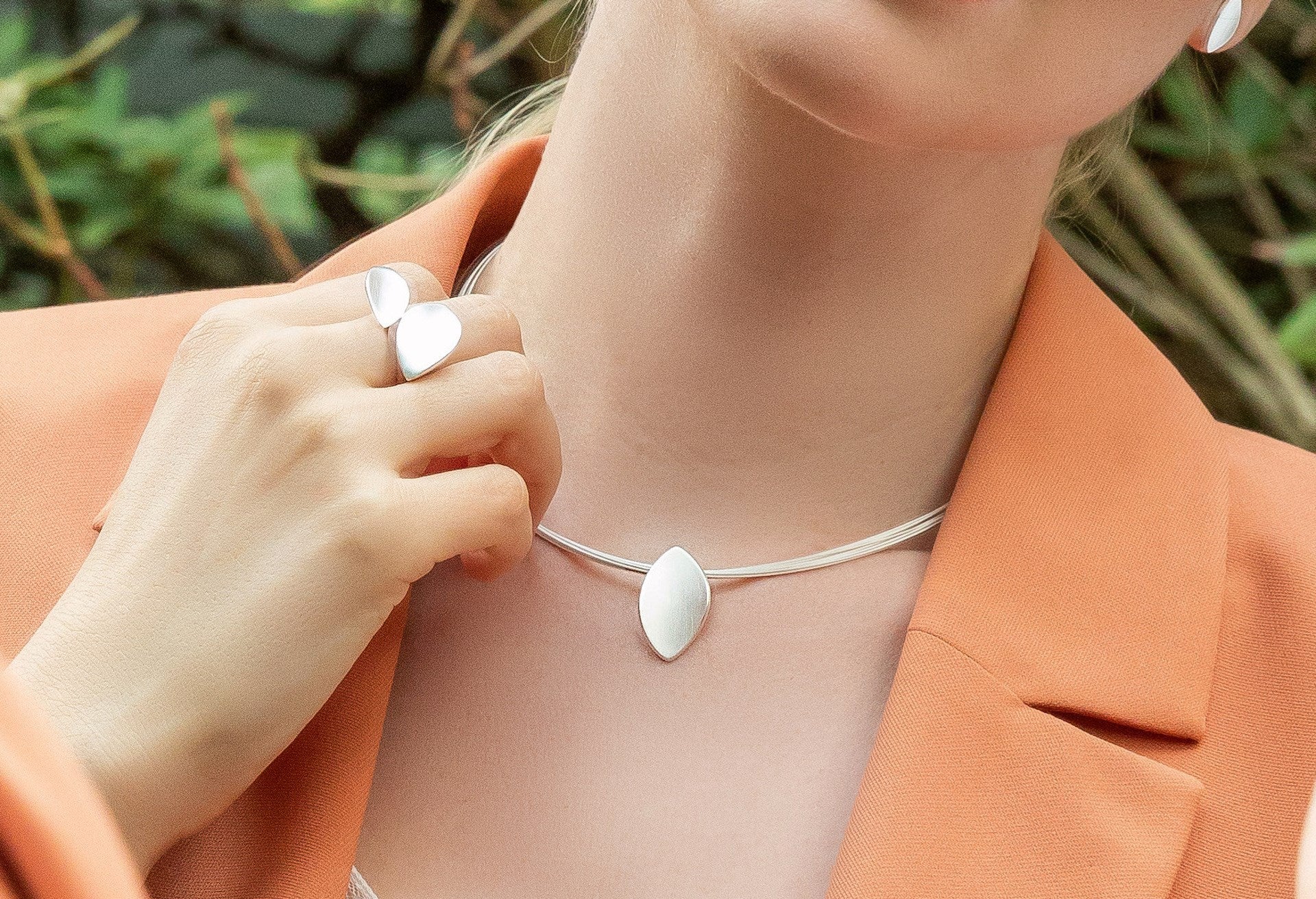 925/- pendant satin