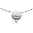 925/- Pendant matt/glossy, brilliant 0.03ct