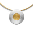 925/- Pendant, partially fg, brushed