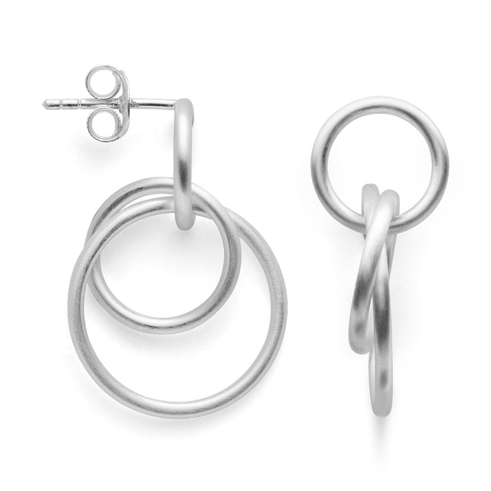 925/- Earrings matt.