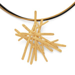 925/- pendant, gp satin